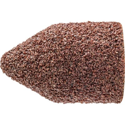 PFERD TOOLS POLICAP Schleifkappe PC Walzenkegelform Korund Ø 16x26 mm A60 für universelle Anwendung