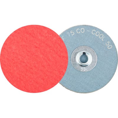 PFERD TOOLS COMBIDISC Keramikkorn Mini-Fiberscheibe CDF Ø 75 mm CO-COOL50 für Stahl und Edelstahl