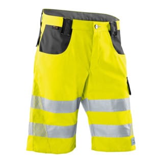 Kübler PSA Reflectiq Shorts 2307 warngelb/anthrazit 56