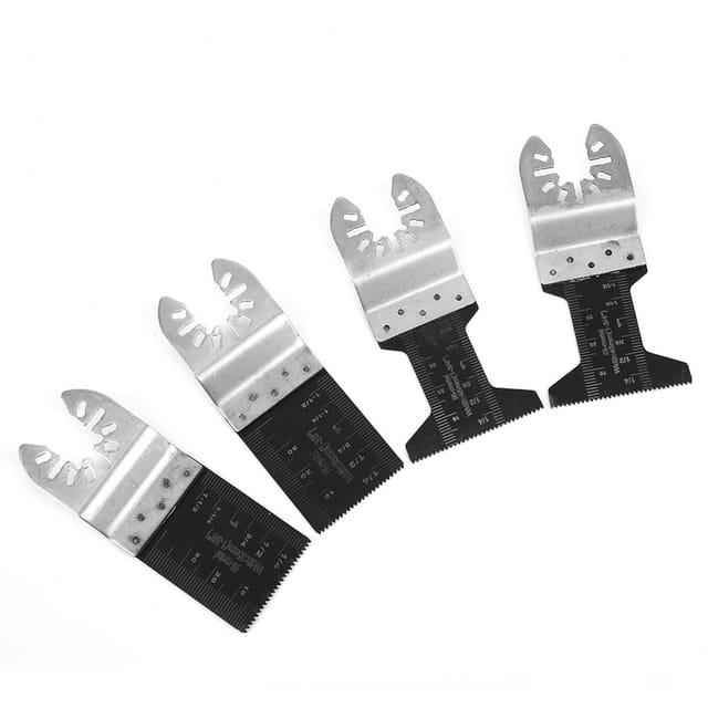Set Mit 26 Mehrzweck-s ägeblättern Für Holz, Kunststoff Und Pvc: Schneid-, Öffnungs-, Schleif-, Gerade Und Halbkreisförmige Blätter.