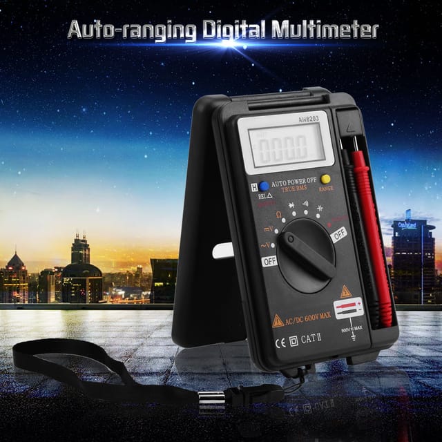 Aneng 4000 An8203 Digitales Multimeter Mit Automatischer Bereichswahl (batterie Nicht Im Lieferumfang Enthalten)