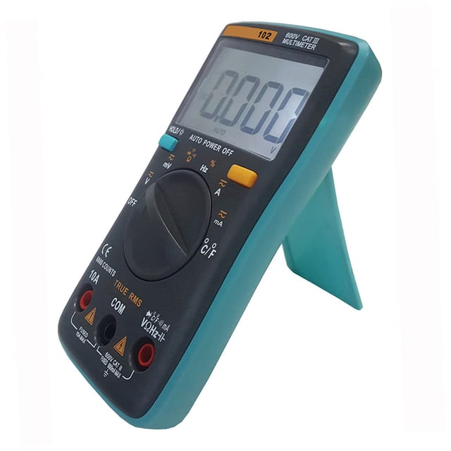 Richmeters Rm102 True Rms Lcd Digitalmultimeter – Batterie Nicht Enthalten – Temperaturmessung Möglich