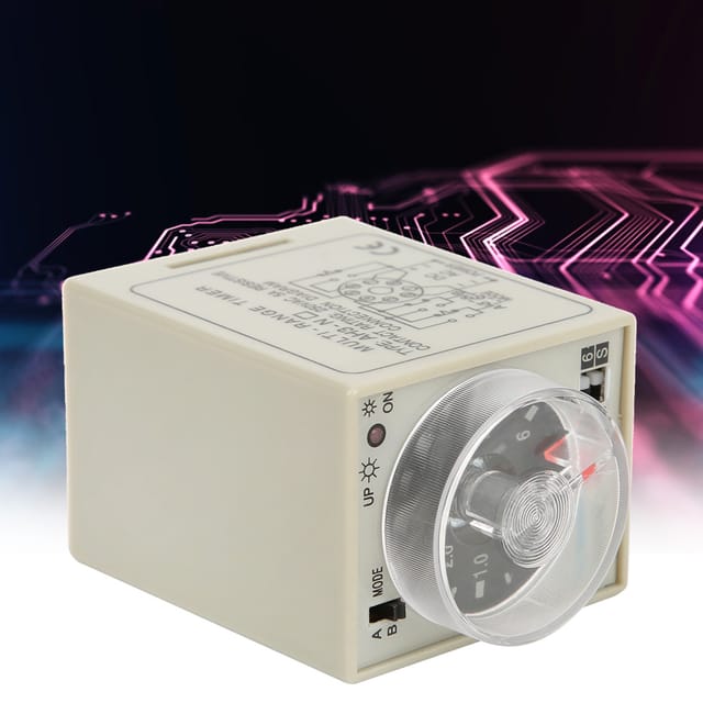 Miniatur-mehrsegment-zeitverzögerungsrelais Ah3-nc, Dualmodus A/b, 220 V Ac