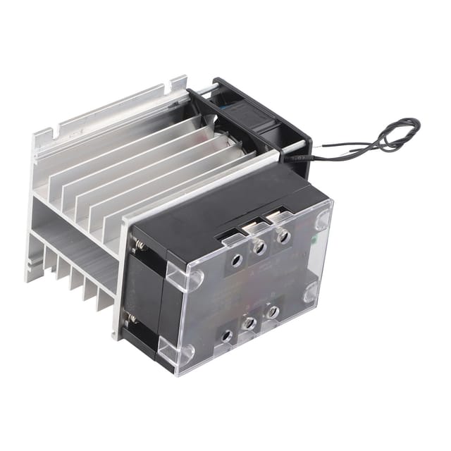 Sanftanlaufmodul Für Ein- Und Zweiphasenmotoren Ssr-20wa-r, Aluminiumgehäuse, Mit Kühlkörper