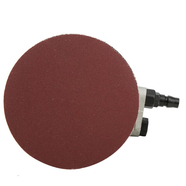 Kp-6504 Pneumatischer Schleifer, 5-zoll-autowachsmaschine, Poliermaschine, Japanische Schnittstelle, Mit 5 Blatt Rotem Schleifpapier Der Körnung 180.