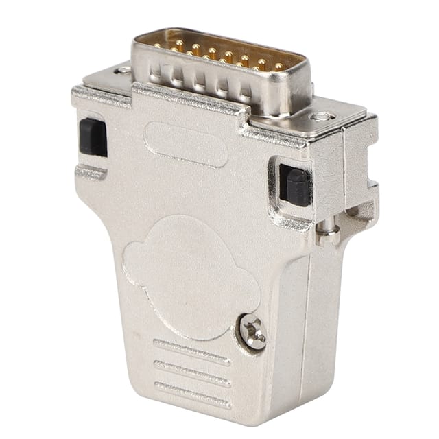D-sub Db15p-180 Serieller Stecker Mit Metallgehäuse, 15 Stifte, Zwei Reihen