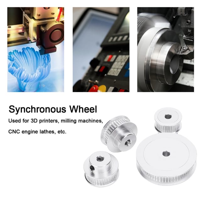 P36-gt2-6-bf Synchronriemenscheiben Mit 30, 36, 40 Und 60 Zähnen Und Einer 5 Mm Innenbohrung.
