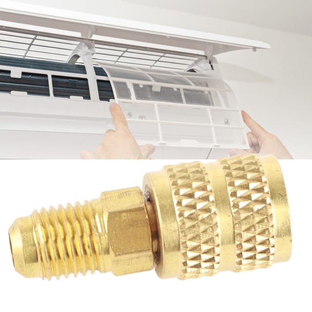Kupfer-adapterverschraubung Für R410a-klimaanlagen/kälteanlagen, 1/4"-sae-außengewinde, 5/16"-sae-innengewinde