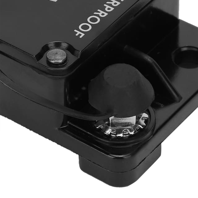 Ht-608 Selbstzurücksetzender Sicherungshalter Für Kfz-leistungsschalter, Automatischer Schalter, Dc12-24v 60a Sicherungshalter