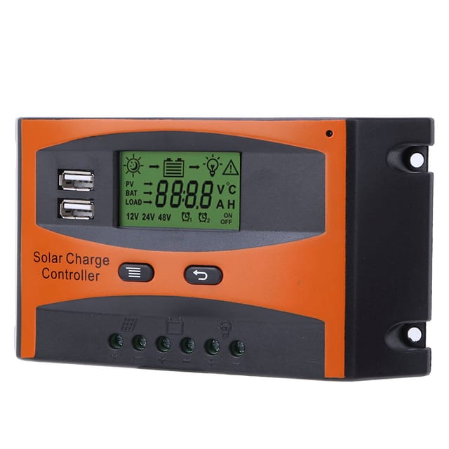 Automatischer 12v/24v-identifikationsregler Für Intelligente Led-beleuchtung, Wiederaufladbarer Pwm-regler Für 20a-solarstraßenleuchten