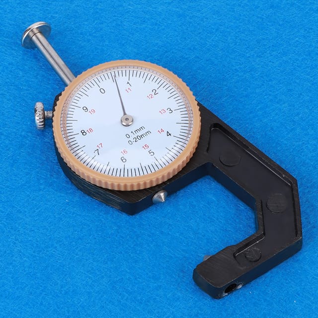 Schwarzes, Tragbares Präzisions-dickenmessgerät, 0-20 Mm Mikrometer, Scharfes Spitzenwerkzeug.