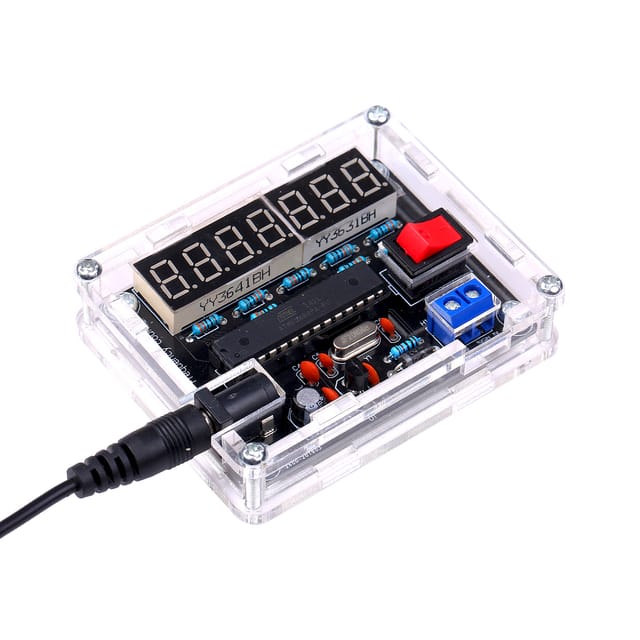 Diy-frequenzmesser-bausatz, Avr-frequenzmesser Wird In Einzelteilen Geliefert