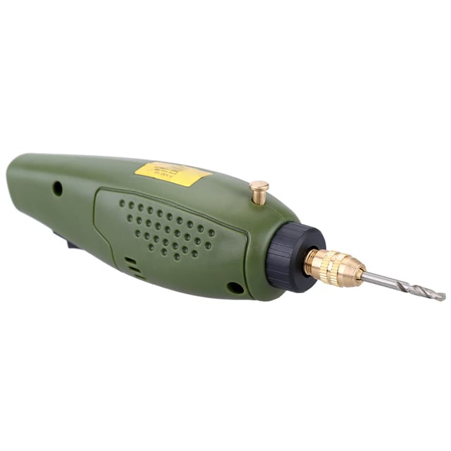 Meterk Mini-elektrobohrmaschine, Energiesparender Mini-elektroschleifer, Jade-schnitzerei, Stifteherstellung, Bohren, Polieren, Kreative Hobbys P-500-10, Mini-elektroschleifer, Europäische Standardgrö