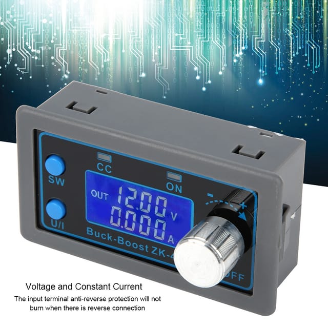 Dc-dc-abwärts-aufwärts-wandlermodul 0,5-30 V 4 A, Dc-cv-spannungsregler, Lcd-bildschirm.
