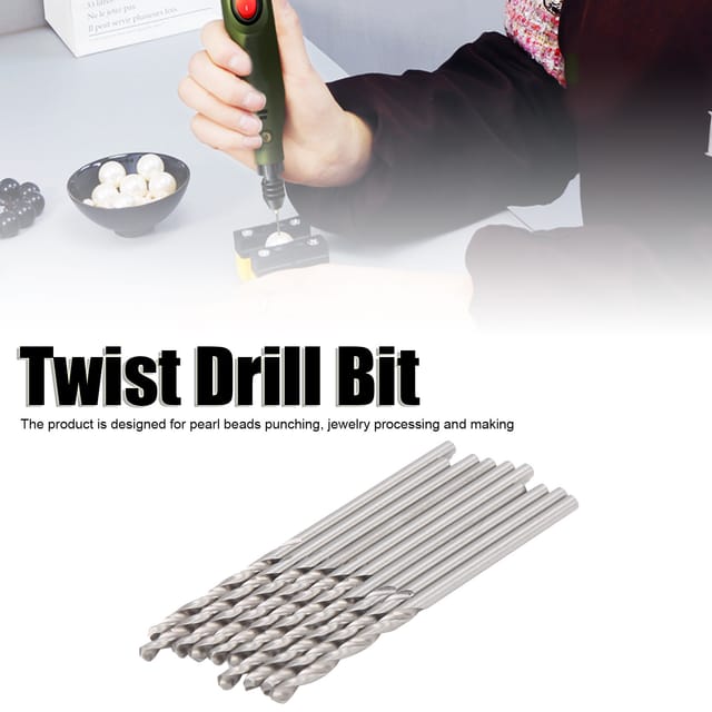 1,75 Mm Spiralbohrer Mit Geradem Schaft, Kleiner Bohrer Für Wulstbohrungen, 10er-packung