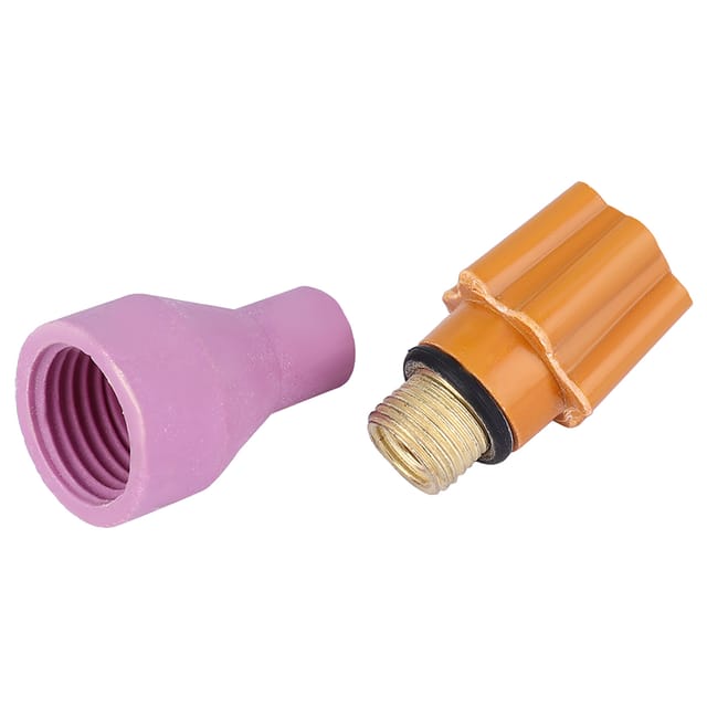 Qq150 Keramikdüse Für Argon-lichtbogenschweißen + Langer Schaft + Kurze Druckkappe + Sandwich-zubehörset (20-teilig)
