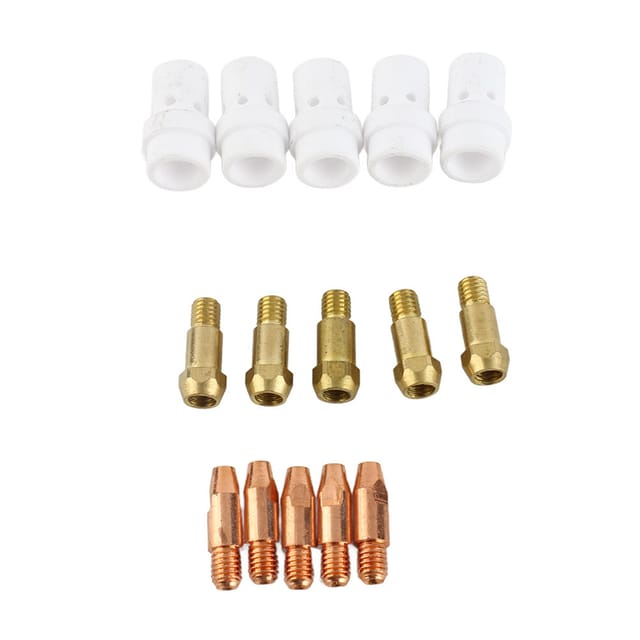 14-teiliges Set Inklusive Binzel 36kd Mig/mag Schweißbrennerverteiler, Verbindungsstange Und Kontaktdüse (düsendurchmesser: 0,8 Mm).