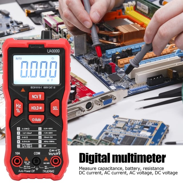Ua9999 Hochpräzises Intelligentes Digitalmultimeter Mit Vollständiger Tastenanzeige