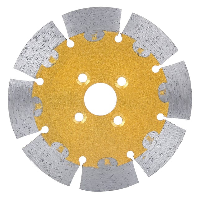 Diamantsägeblatt 114201,8 Mm Für Nuten In Goldener Betonwand.