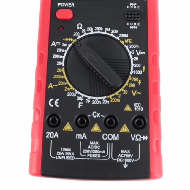 Dt-9205a Hochpräzises Digitalmultimeter Mit Explosionsgeschützter Digitalanzeige Und Summerfunktion – Spannungs- Und Strommessgerät