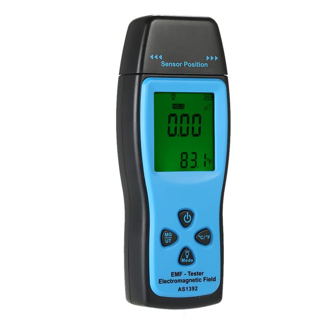 Hima Elektromagnetisches Strahlungsmessgerät, Elektromagnetischer Strahlungsdetektor Für Zuhause, Lcd-bildschirm, Dual-messung, Handy-strahlungsmonitor, Batterie Nicht Enthalten As1392