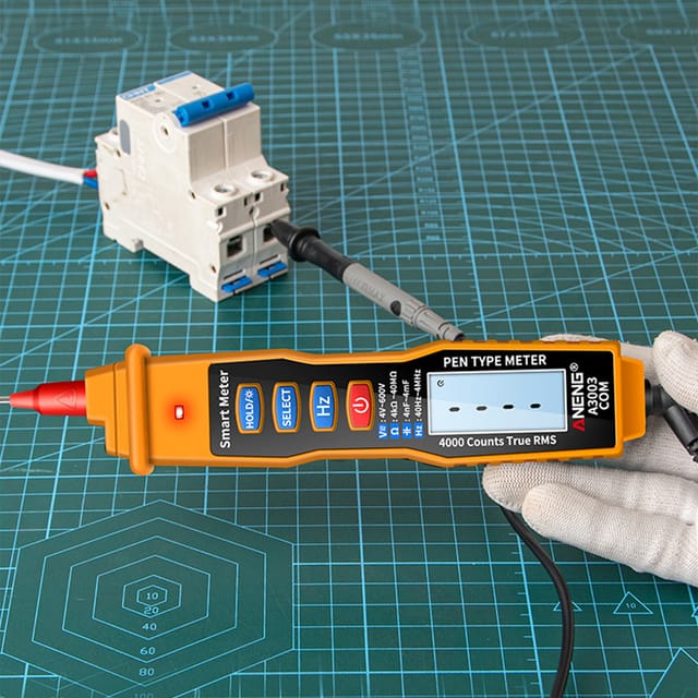 Aneng A3003 Gelbes Stiftmultimeter, Lieferung Ohne Batterie (video Enthalten)
