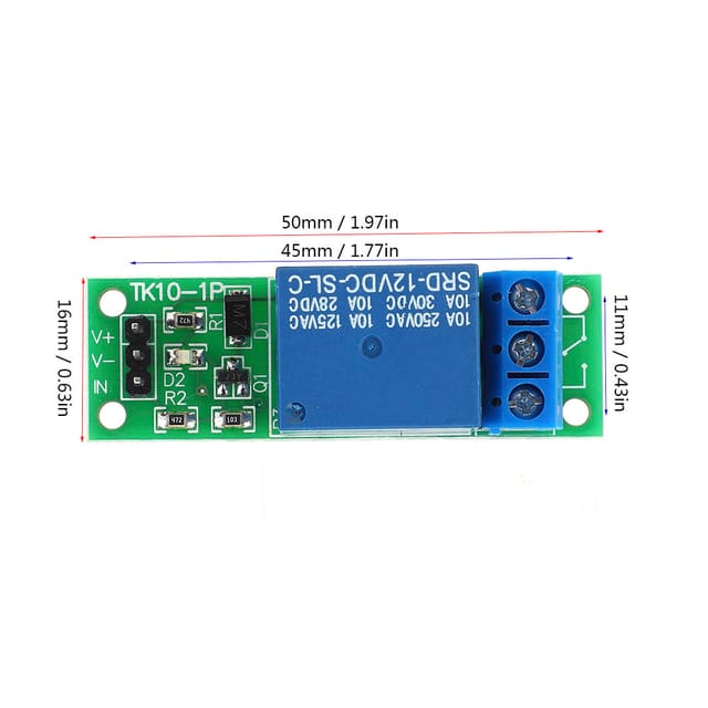 Tk10-12v 1-kanal-relaismodul