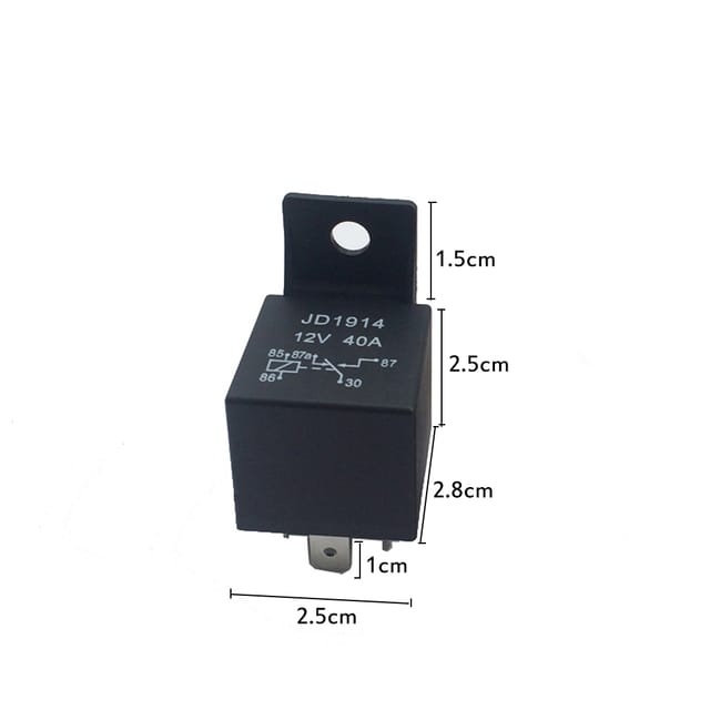 12v 40a 5-poliges Bidirektionales Einpoliges Relais Mit Torx-stecker, 5-adriges Relais Für Die Gps-navigationsgeräte-modifikation.