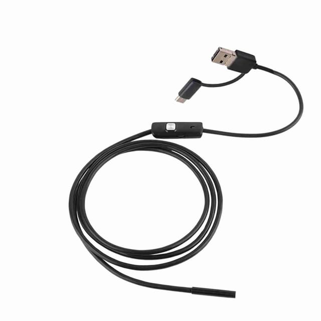 3-in-1 Ip67 Wasserdichtes Endoskop, 7-mm-sonde, Industrieendoskop, Typ-c-/android-/pc-anschluss, 1 M An100-kabel