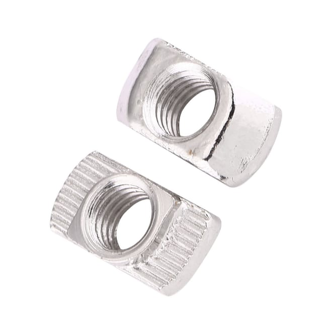 50 Bootsförmige Muttern Für Aluminiumprofile (beutel Mit 50 Stück)