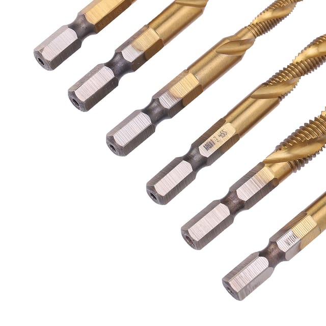All-in-one Gewindebohrer-set M3-m10 (6-teiliges Set, Lang)