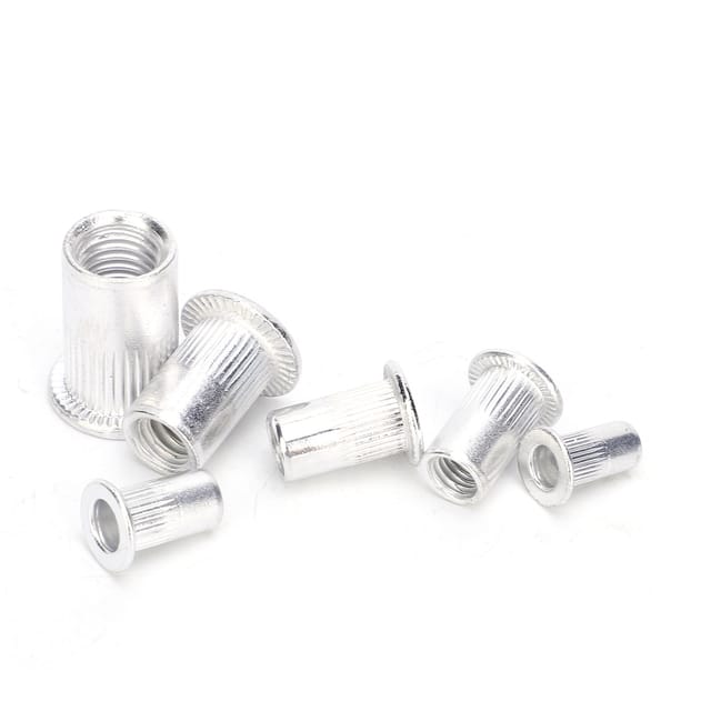 300 Aluminium-nietmuttern In Einer Schachtel (kombiniertes Metrisches/imperiales Set)