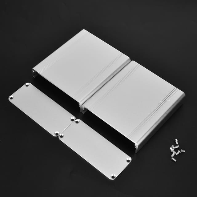 Aluminiumgehäuse 38 X 88 X 100 Mm, Gehäuse Aus Aluminiumlegierung, Aluminiumprofilgehäuse, Aluminium-gprs-gehäuse, Aluminium-leiterplattengehäuse