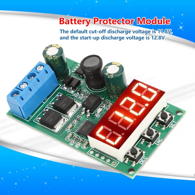 Ps9dc01 Multifunktionaler Batterieentladeschutz 15a Dc6-30v (batterie Nicht Im Lieferumfang Enthalten)