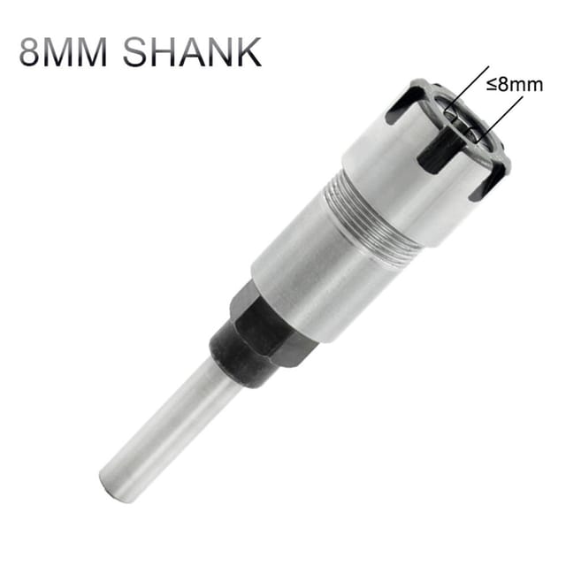 Schaftfräserverlängerung, Federstahlverlängerung Mit 8-mm-schaft + Er16-8-spannzange