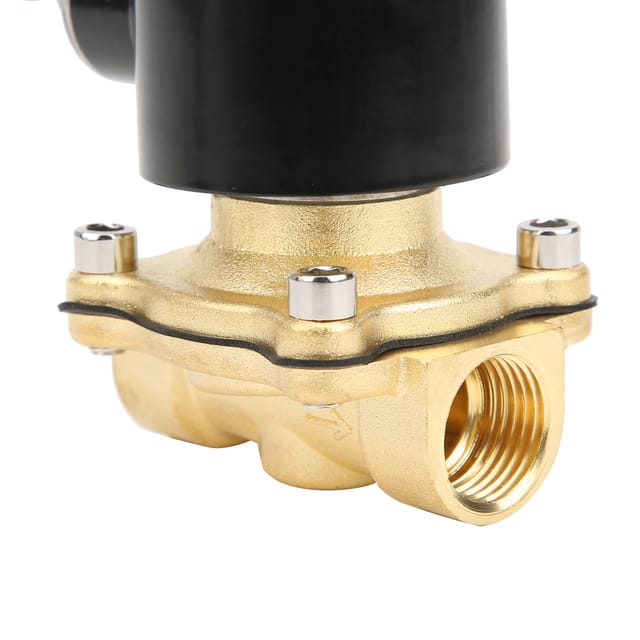G1/2″ Messing-direktmagnetventil, Stromlos Geschlossen, Für Wasser Und Luft, 24 V Dc