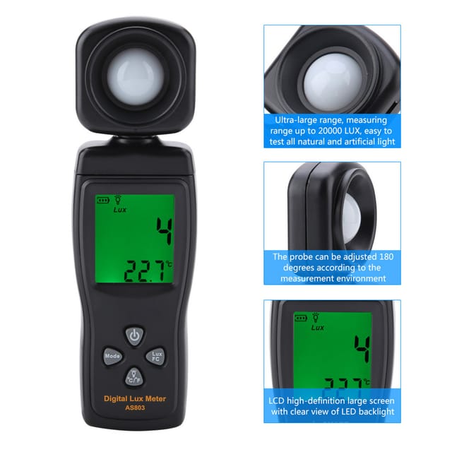 Smart Sensor As803 Photometer, Luxmeter, Batterie Nicht Enthalten, Limitierter Preis Nur Auf Aliexpress, 11,99 €
