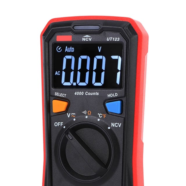 Ut123 Miniatur-digitalmultimeter Mit Farbanzeige, Heimspannungsmultimeter