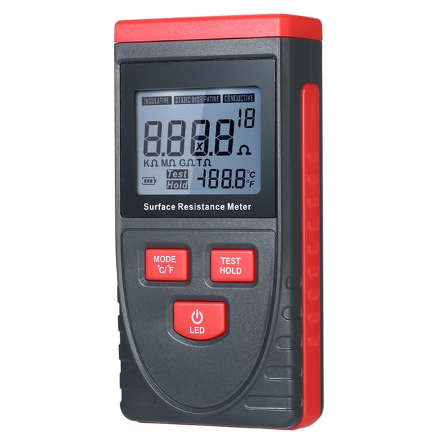 Oberflächenwiderstandsmessgerät, Isolationswiderstandsmessgerät, Antistatisches Dielektrisches Messgerät Wt311, Lieferung Ohne Batterie.