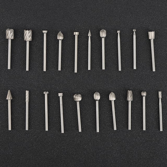 20-teiliges Rotationsfeilset Aus Hochgeschwindigkeitsstahl