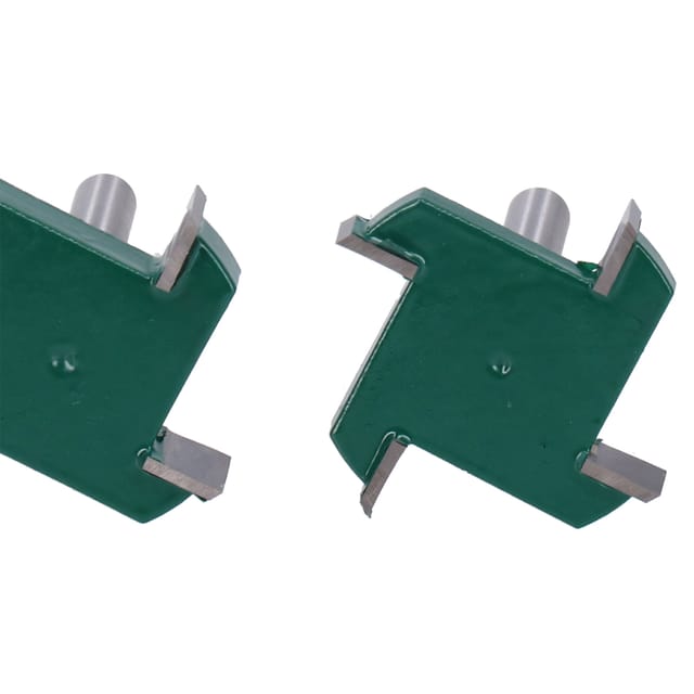 Vierklingen-t-messer, Nutenmesser, Set Mit 4 Vierzahnigen T-messern, 1/4-zoll-griff