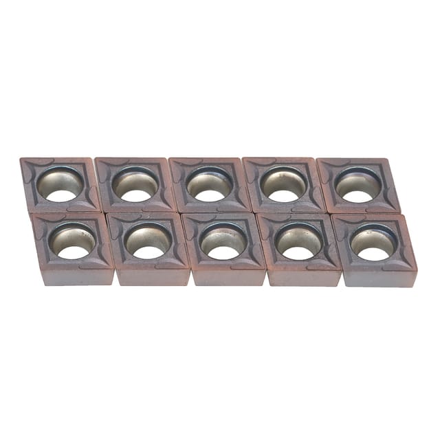 10 Stück/box Ccmt09t304 Vp15tf Ccmt 09 T3 / Ccmt32.51 Hartmetall-schneidwerkzeuge Für Die Interne Cnc-bearbeitung, Zufällige Boxfarbe.