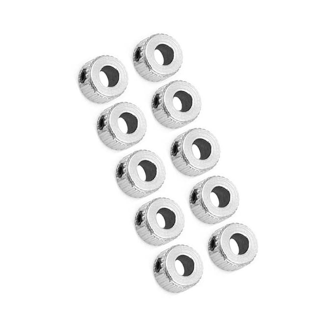 Vernickelter Eisenring Mit Dekorativen Mustern, 10 Stück Zu Verkaufen, 5,1 Mm.