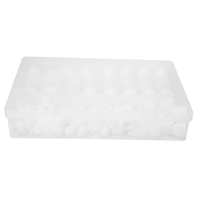 145 Sechskantmutterkappen, Schutzkappen In Einer Box, Kappen Für M4-m12-schrauben, 145 Stück/box, Weiße Kappen