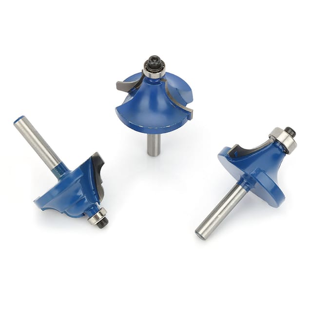 Set Aus 35 Holzfräsern, Kombinationsset Aus 1/4-zoll-schaft-bakelitfräsern, Aluminiumkoffer.