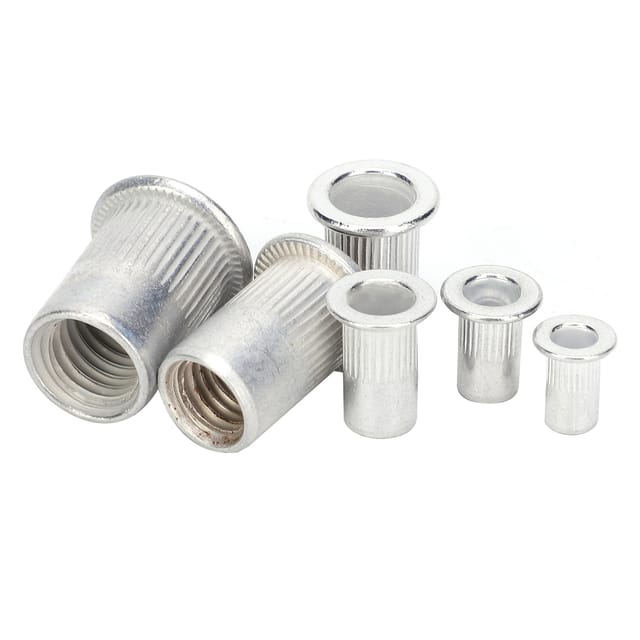 165 Aluminium-nietmuttern M3/4/5/6/8/10 (kombinationsbox)