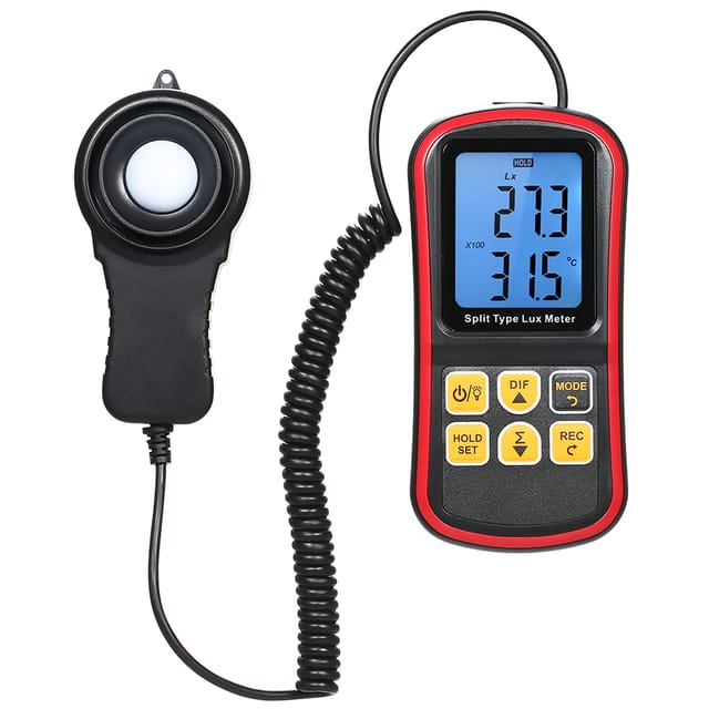 Hochpräzises Split-photometer, Helligkeits- Und Beleuchtungsstärkemessgerät, Digitales Luxmeter, Lumenmeter, Photometer Mit Bluetooth-app-verbindungsfunktion, Gm1030, Lieferung Ohne Batterie.