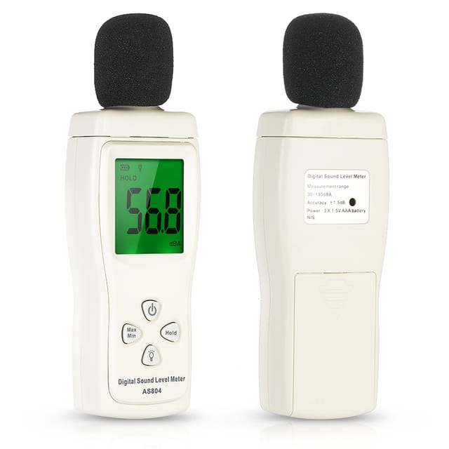 Hima Mini Digital-schallpegelmesser, Misst Den Schallpegel In Dezibel, Lieferung Ohne Batterie As804