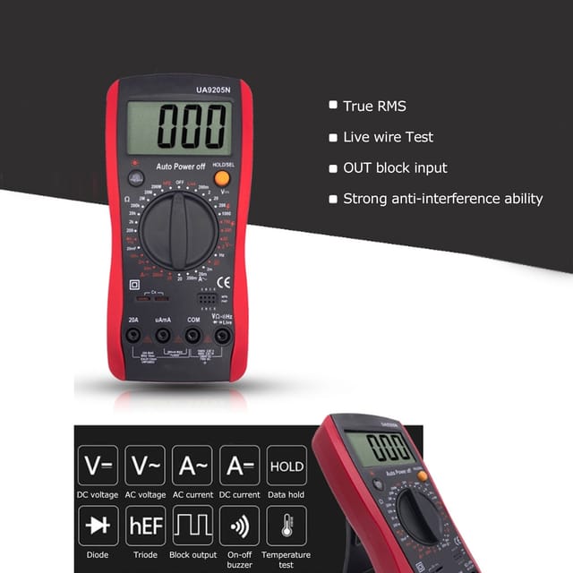 Ua9205n Digitalmultimeter / Stromzähler
