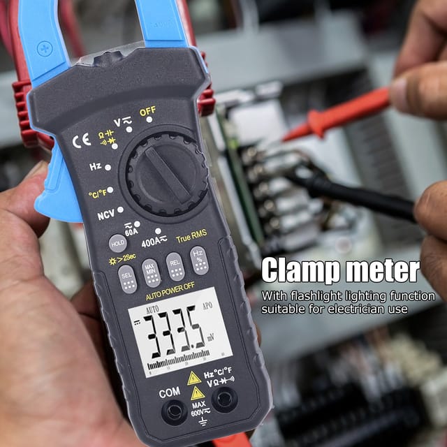 Hp-7200b T-rms Digital-zangenmessgerät, 6000 Counts, Dc/ac-voltmeter, Multifunktions-hz/ohm/ncv-tester Mit Temperaturmessung – Nicht In Deutschland Erhältlich